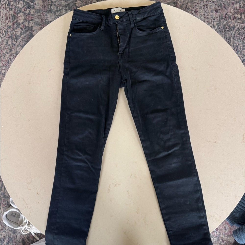 FRAME Denim Le One Women’s Black Skinny Jeans